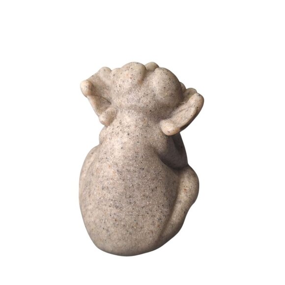 Quarry Critters Felicity Frog 2001 Figurine Resin Stone Vintage Smile Sitting - Picture 7 of 9